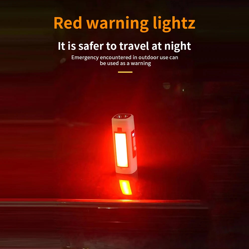 High Power Foldable 3 Light Modes Portable Lantern Digital Display 360° Rotation Lamp Strong Magnetic Attract for Emergency Camp