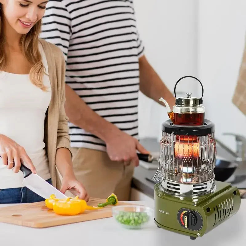 Portable Camping Stove Burners Outdoor Heater Winter Camping Ice Fishing Tent Heater Hand Warmer Household Gas Furnace Heater Wild Frontier Gear LLC