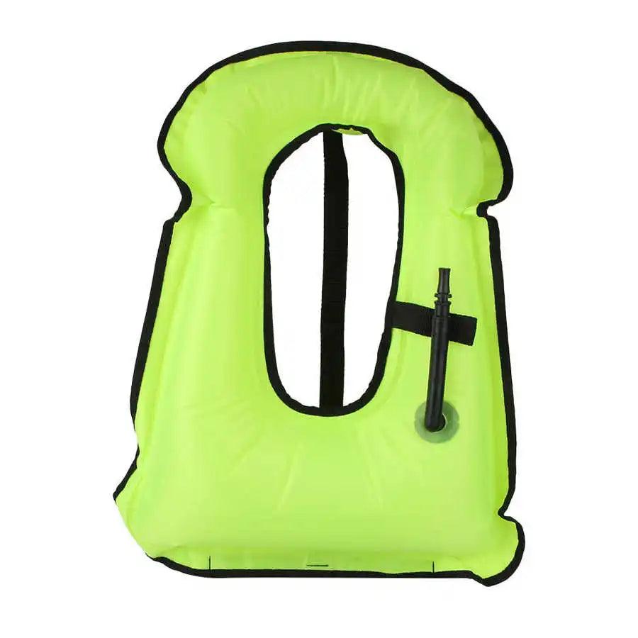 Snorkel Vest Adults Portable Life Jacket Inflatable Swim Vest Buoyancy Aid Swim Jackets - Wild Frontier Gear LLC