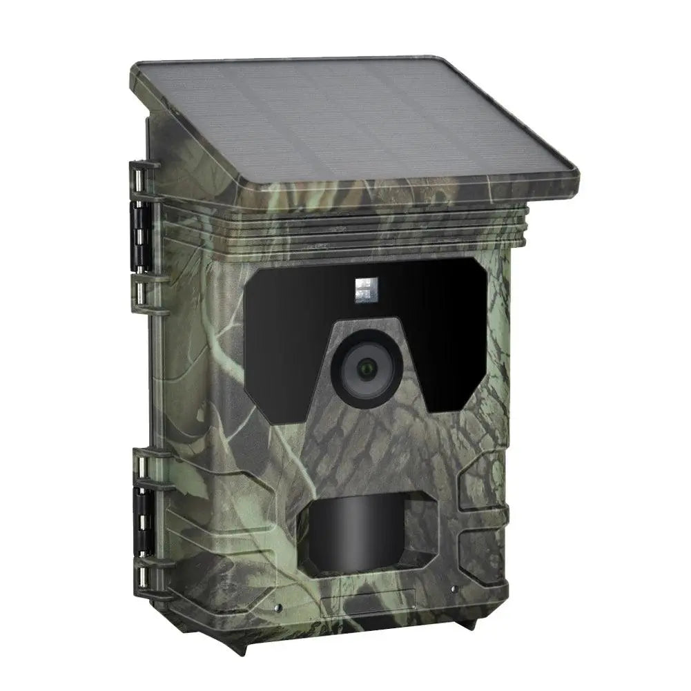 Solar-Powered Wildlife Camera 24MP 1080P with Infrared Night Vision and Fast Trigger Speed for Hunting and Observation - Wild Frontier Gear LLC