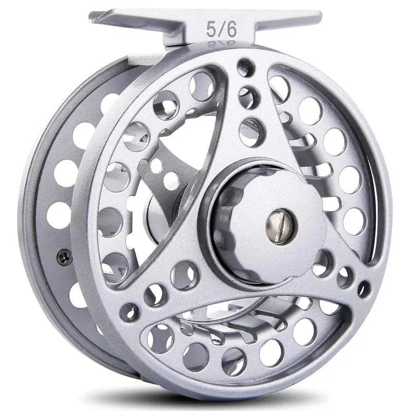 Sougayilang 5/6 Fly Fishing Reel - Lightweight Aluminum Fishing Wheel with 11kg Max Drag for Lake and River Fishing - Wild Frontier Gear LLC
