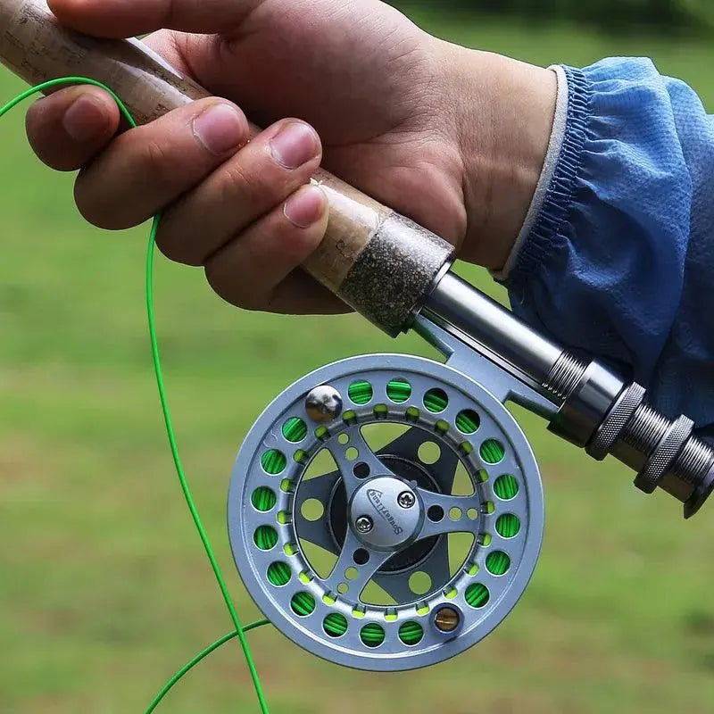 Sougayilang 5/6 Fly Fishing Reel - Lightweight Aluminum Fishing Wheel with 11kg Max Drag for Lake and River Fishing - Wild Frontier Gear LLC