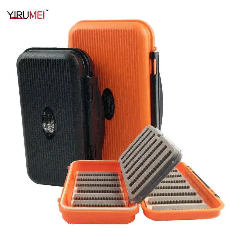 Waterproof Fly Fishing Box Black Tackle Lure Bait Fish hook Box ABS Plastic Fishing Accessory Tool Storage Box For fishing goods - Wild Frontier Gear LLC