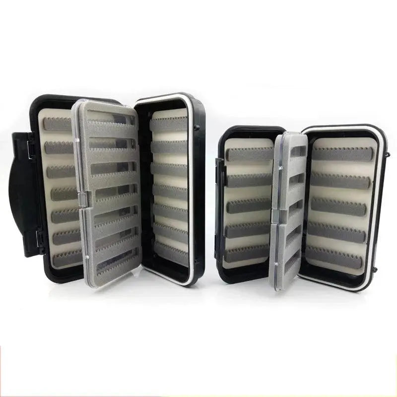 Waterproof Fly Fishing Box Black Tackle Lure Bait Fish hook Box ABS Plastic Fishing Accessory Tool Storage Box For fishing goods - Wild Frontier Gear LLC