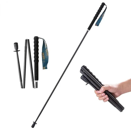 110g Ultra Light Weight Trekking Poles Folding Hiking Sticks Portable Carbon Fiber Collapsible Nordic Walking Cane Sticks Bags - Wild Frontier Gear LLC