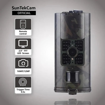 16MP HD 1080P Waterproof Hunting Camera with Night Vision and Fast Trigger Response - Wild Frontier Gear LLC