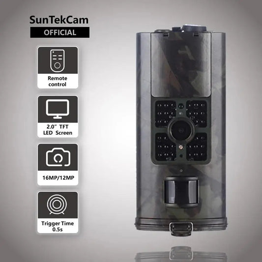 16MP HD 1080P Waterproof Hunting Camera with Night Vision and Fast Trigger Response - Wild Frontier Gear LLC