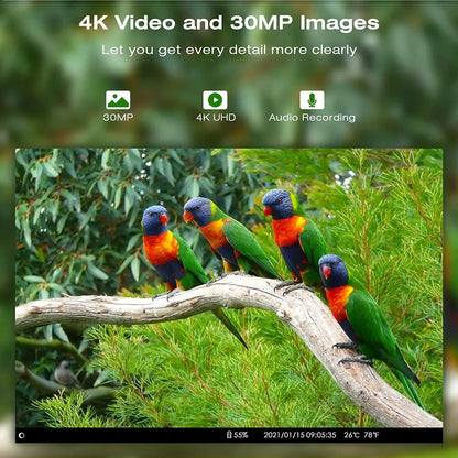 4G Wireless 30MP HD Trail Camera with Live Streaming and Cloud Support for Wildlife Surveillance and Hunting - HC900PRO - Wild Frontier Gear LLC