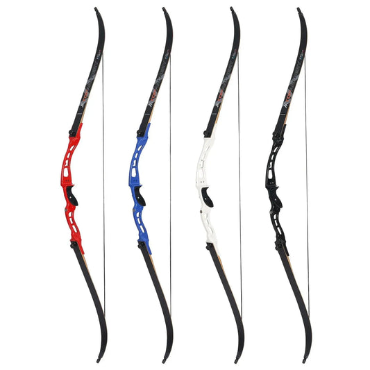 66-Inch Takedown Recurve Bow for Right-Handed Archers - Competition Target Shooting with Aluminum Riser and Laminated Limbs - Wild Frontier Gear LLC