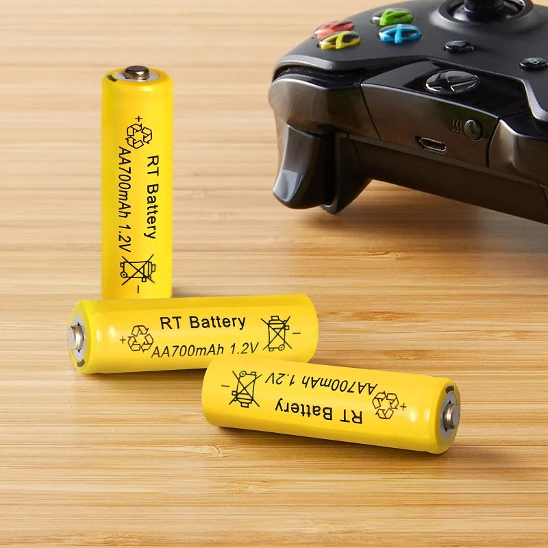 2-20Pcs AA Battery 1.2V 700mAh Ni-MH AA Rechargeable Batteries 700mAh Battery for Garden Solar Lights Toys Watch MP3 Player Wild Frontier Gear LLC