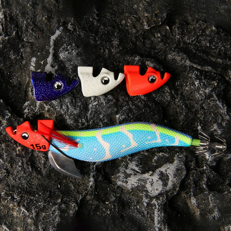LETOYO 2PCS Luminous EGI for tip run squid lure TR Sinker weight eging for Webfoot Octopus Cuttlefish sea fishing accessories Wild Frontier Gear LLC