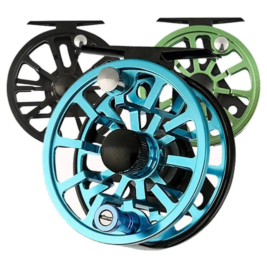 Aluminum Alloy Fly Fishing Reel 2+1BB CNC Machined Large Arbor for 3/4 5/6 7/8WT Trout Fishing Accessories - Wild Frontier Gear LLC