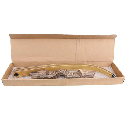 BLACK HUNTER 60'' Traditional Recurve Bow for Hunting - Adjustable 25-60lbs Right/Left Hand with Tech Wood and Bamboo Lamination - Wild Frontier Gear LLC