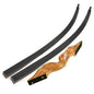 BLACK HUNTER 60'' Traditional Recurve Bow for Hunting - Adjustable 25-60lbs Right/Left Hand with Tech Wood and Bamboo Lamination - Wild Frontier Gear LLC