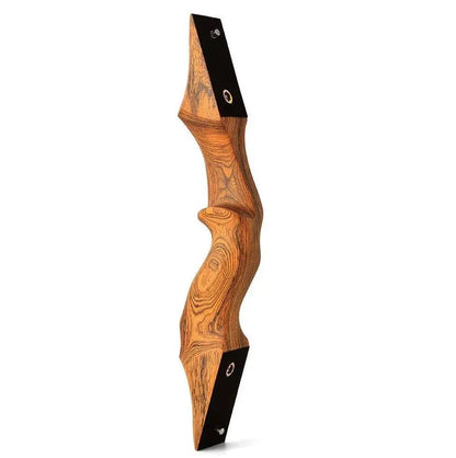 BLACK HUNTER 60'' Traditional Recurve Bow for Hunting - Adjustable 25-60lbs Right/Left Hand with Tech Wood and Bamboo Lamination - Wild Frontier Gear LLC