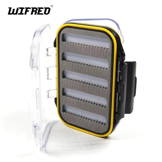 1PC Pocket Size Double Layers Waterproof Nymph Fishing Fly Box 10.5X7.0X3.1CM Fly Fishing Tackles - Wild Frontier Gear LLC