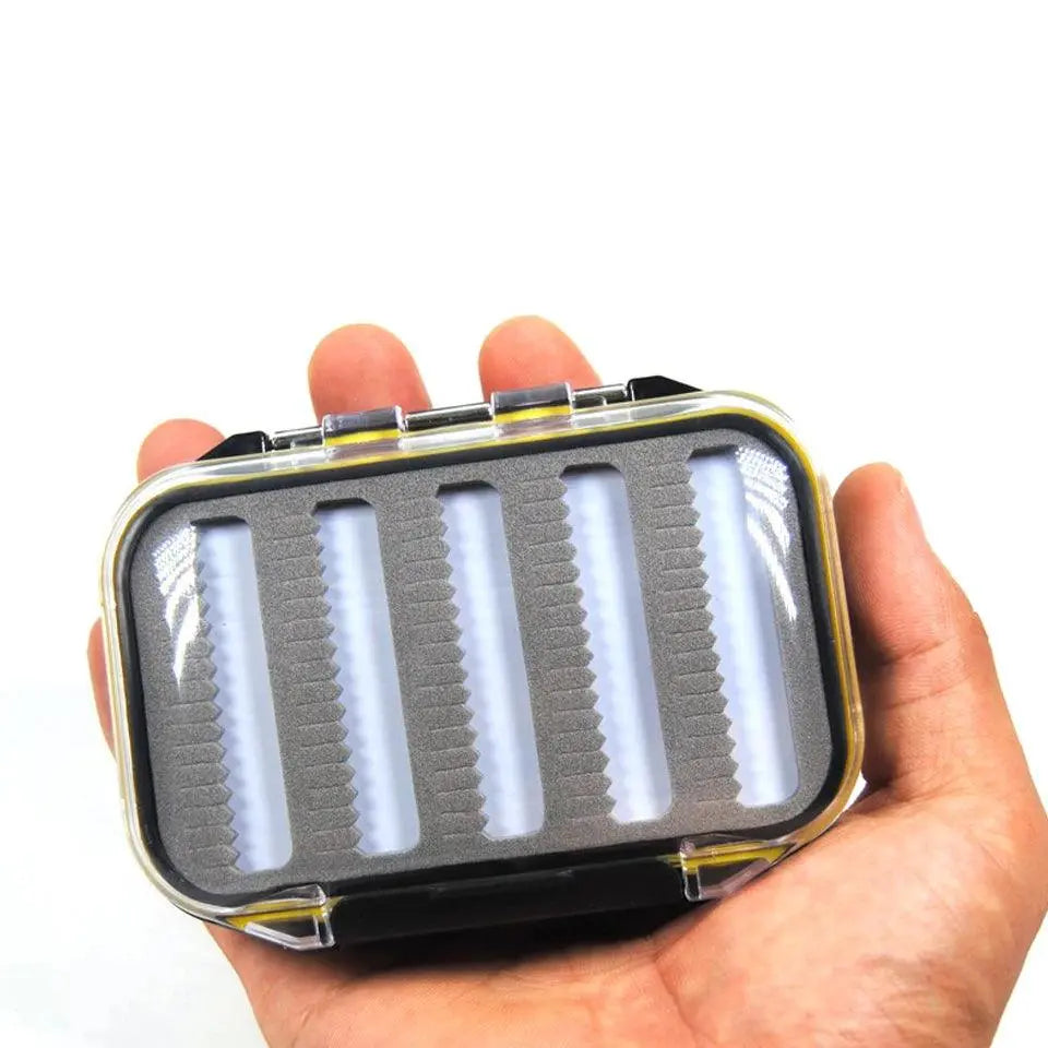 1PC Pocket Size Double Layers Waterproof Nymph Fishing Fly Box 10.5X7.0X3.1CM Fly Fishing Tackles - Wild Frontier Gear LLC