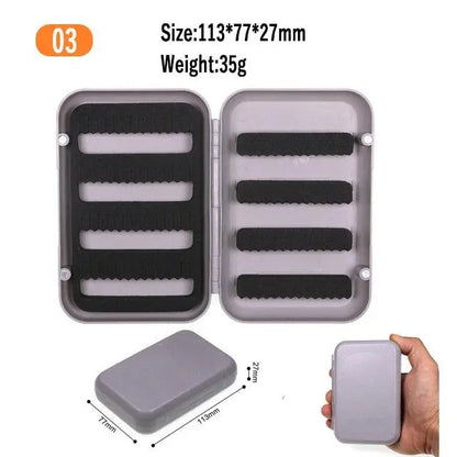 1PC Pocket Size Double Layers Waterproof Nymph Fishing Fly Box 10.5X7.0X3.1CM Fly Fishing Tackles - Wild Frontier Gear LLC