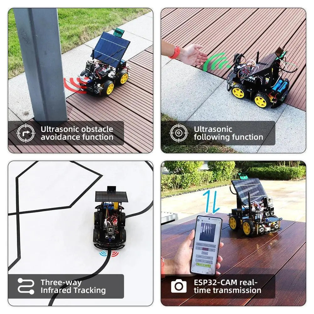 ESP32 Automation Robot Kits for Arduino Solar Charging Best Selling Consumer Electronics Artificial Intelligence Smart Robot Kit - Wild Frontier Gear LLC