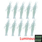 10pcs Wobbler Goods For Fishing Lure Prawn Tackle Artificial Bait Luminous Soft Silicone Carp Trout Winter No Hook Swimbait 4cm