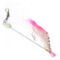 1PC Hot Sale New 9cm 6g Luminous Bead Shrimp Silicon Soft Artificial Bait with Hooks Swivels Rigs Fishing Tackle Fast Delivery