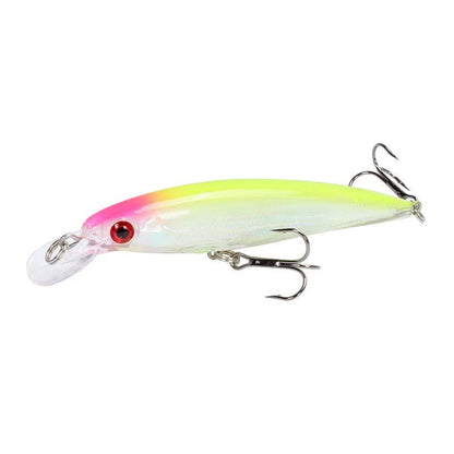 Life-Like Floating Minnow Fishing Lure 11cm 13.5g Crankbait with 3D Eyes for Bass and Carp Fishing - Wild Frontier Gear LLC