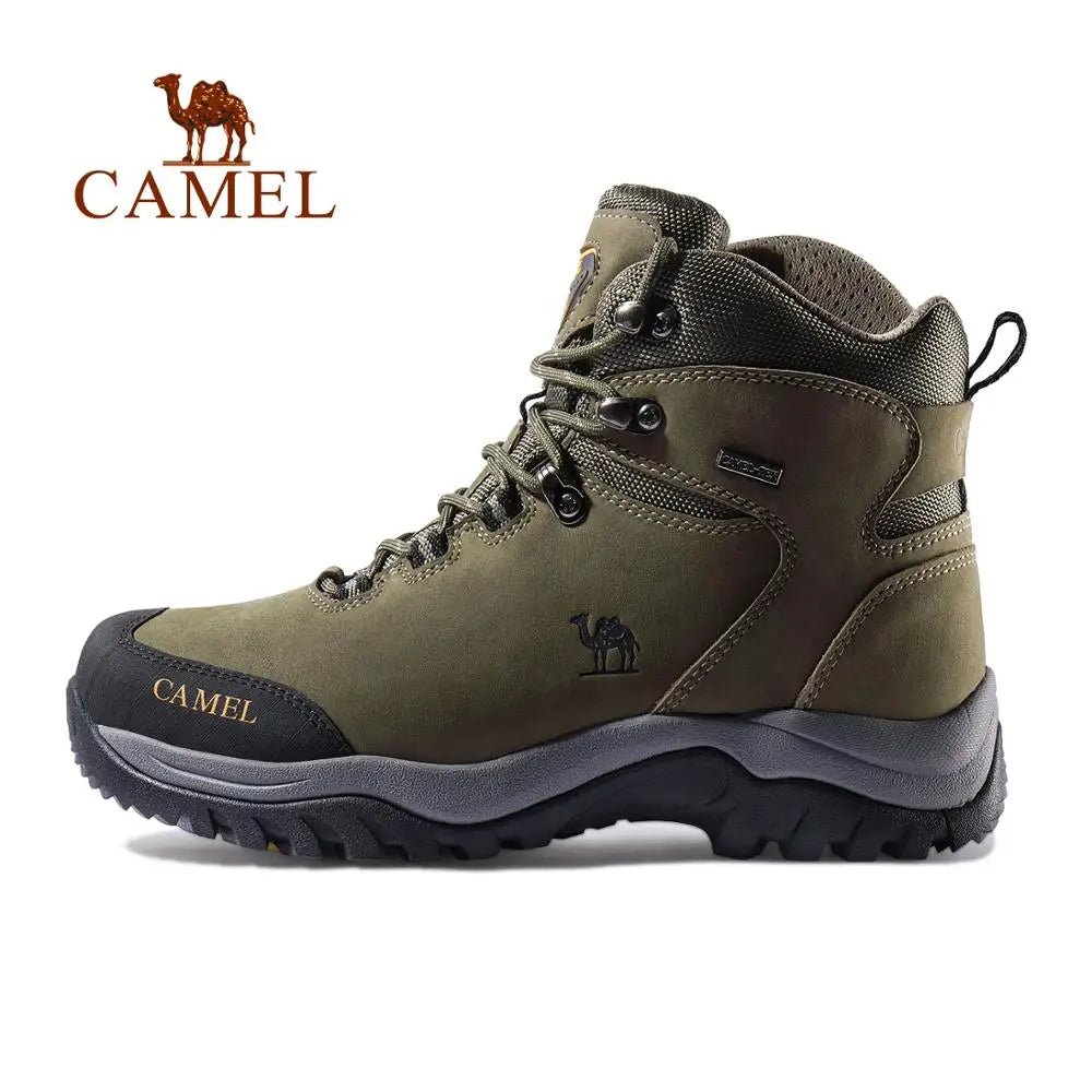 GOLDEN CAMEL Waterproof Hiking Shoes Men and Women Outdoor Anti-Slip Climbing Trekking Shoes for Men 2023 Leather Hiking Boots - Wild Frontier Gear LLC