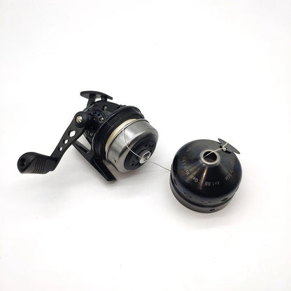 TWIN FISH Spincast Fishing Reel with 4.5# PE Line - HYB30 Black, 4+1 BB, 45m Casting Power - Wild Frontier Gear LLC