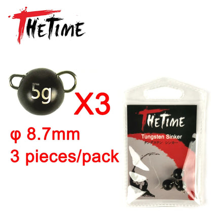 Thetime Tungsten Cheburashka Sinker 1g2g3g5g7g10g14g20g 97% Wolfram Fishing Weights Tackle For Soft Worm Bait Accessories Wild Frontier Gear LLC