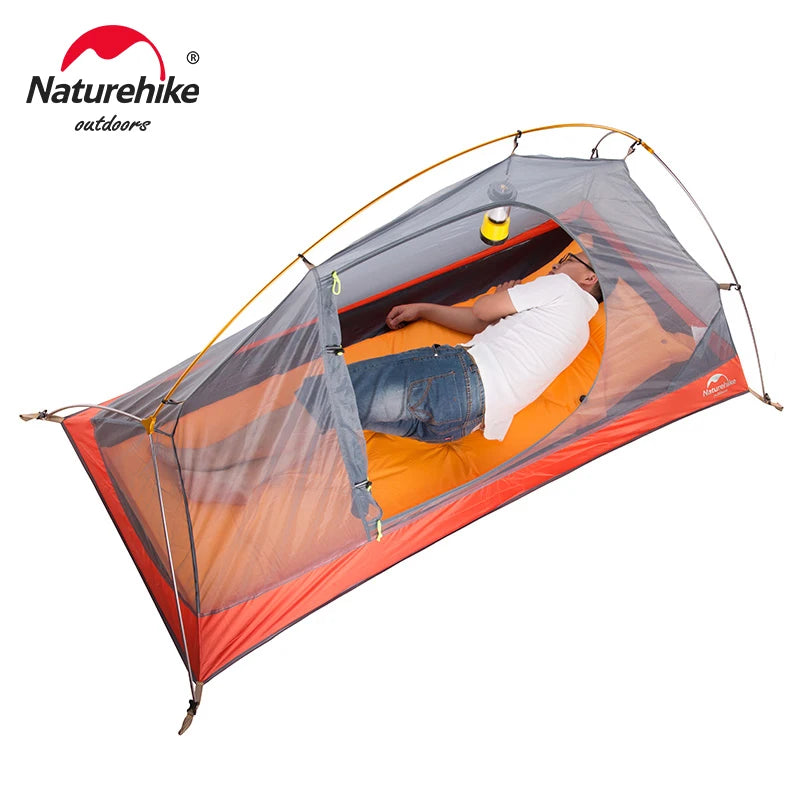 Naturehike Cycling Tent Ultralight 20D Single Person Tent - Wild Frontier Gear LLC