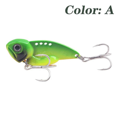 1Pcs Winter VIB Metal Spoon Fishing Lures 7g 10g 14g Jigs Vibrating Baits for Trout and Bass with Treble Hook Fishing Tackle - Wild Frontier Gear LLC