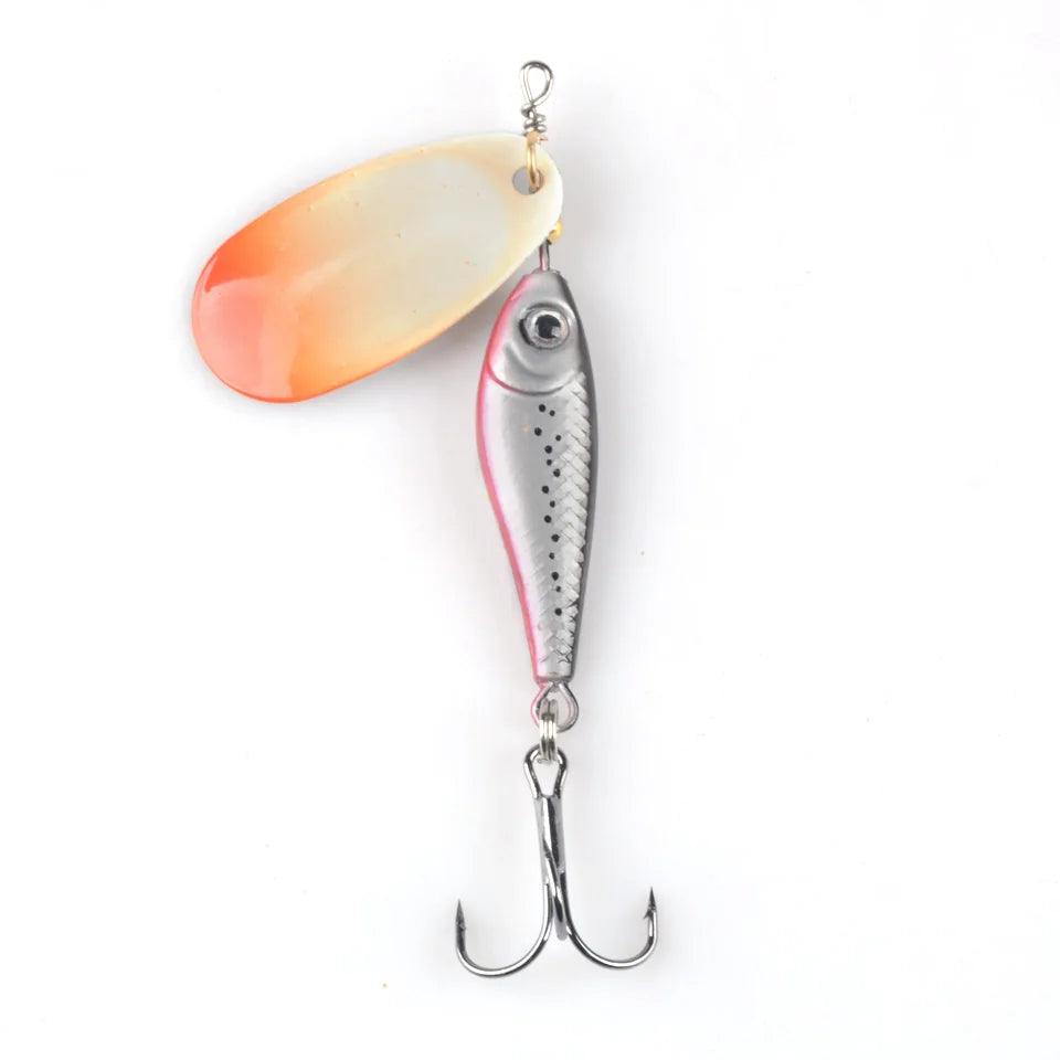Rotating Metal VIB Spoon Fishing Lure - 12g, 15g, 22g Jigs for Trout and Winter Fishing - Wild Frontier Gear LLC