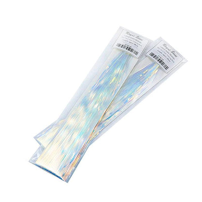 Persuader Saltwater Flashbou Lateral Scale Strands - 1 Pack of Bucktail Spinnerbait Fishing Lure Materials for Fly Tying - Wild Frontier Gear LLC