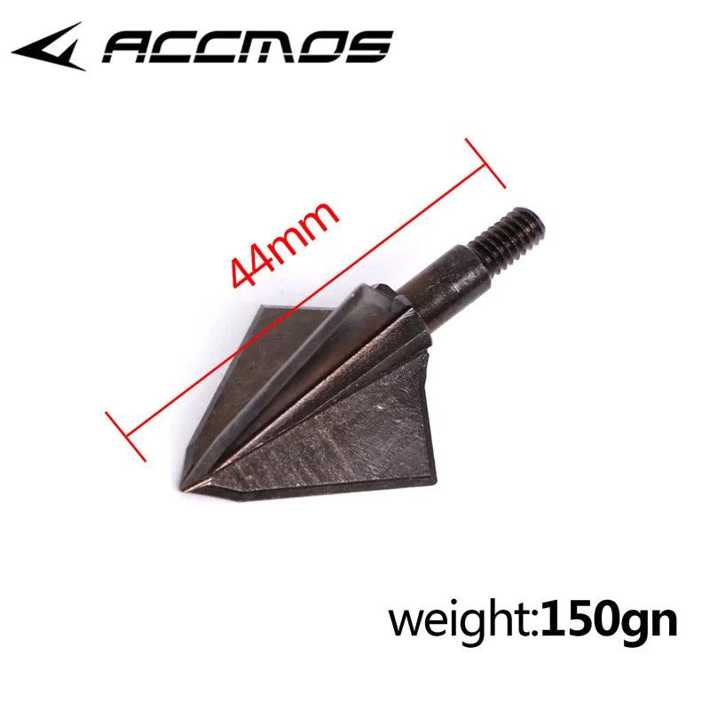 1pcs 125 grain/150 grain Hunting Arrow Heads Arrow Tips For Recurve / Compound Bow Hunting Shooting Stainless steel Broadheads - Wild Frontier Gear LLC