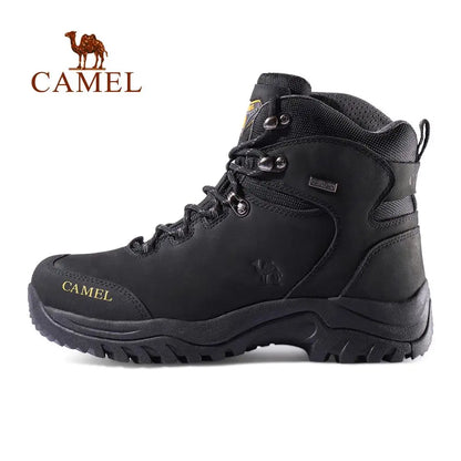 GOLDEN CAMEL Waterproof Hiking Shoes Men and Women Outdoor Anti-Slip Climbing Trekking Shoes for Men 2023 Leather Hiking Boots - Wild Frontier Gear LLC