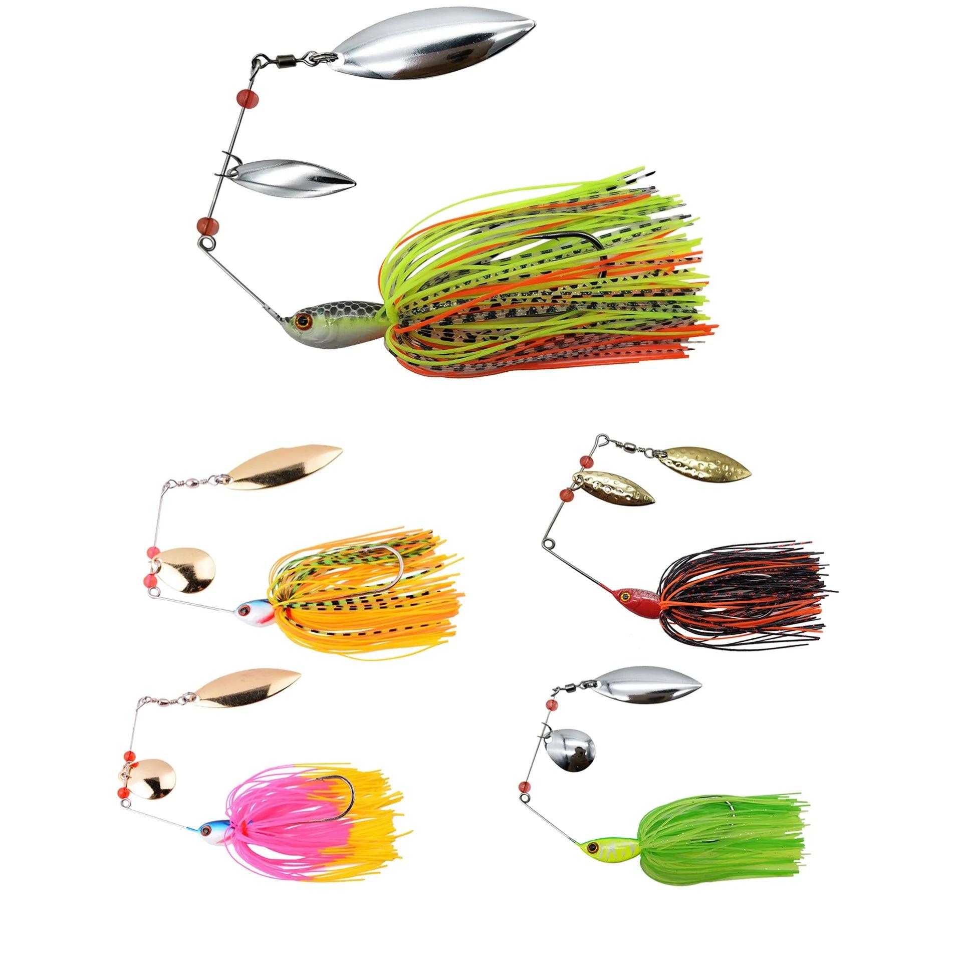 Mycena Multi-Weight Chatterbait Fishing Lure Kit for Bass Angling - Wild Frontier Gear LLC