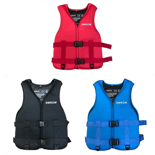 Neoprene Life Jacket for Adult Children New Water Sport Buoyancy Jacket Life Vest Swimming Boating Skiing Driving Vest Drifting - Wild Frontier Gear LLC
