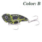 1Pcs Winter VIB Metal Spoon Fishing Lures 7g 10g 14g Jigs Vibrating Baits for Trout and Bass with Treble Hook Fishing Tackle - Wild Frontier Gear LLC