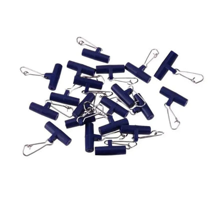 20pc Fishing Terminal Tools Fishing Rig Sinker Holder Clip Snap Weight Slider Saltwater Free Running Rig Bank Fishing Swivel
