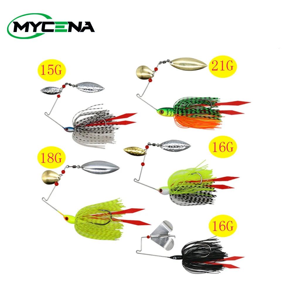 Mycena Multi-Weight Chatterbait Fishing Lure Kit for Bass Angling - Wild Frontier Gear LLC