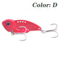 1Pcs Winter VIB Metal Spoon Fishing Lures 7g 10g 14g Jigs Vibrating Baits for Trout and Bass with Treble Hook Fishing Tackle - Wild Frontier Gear LLC