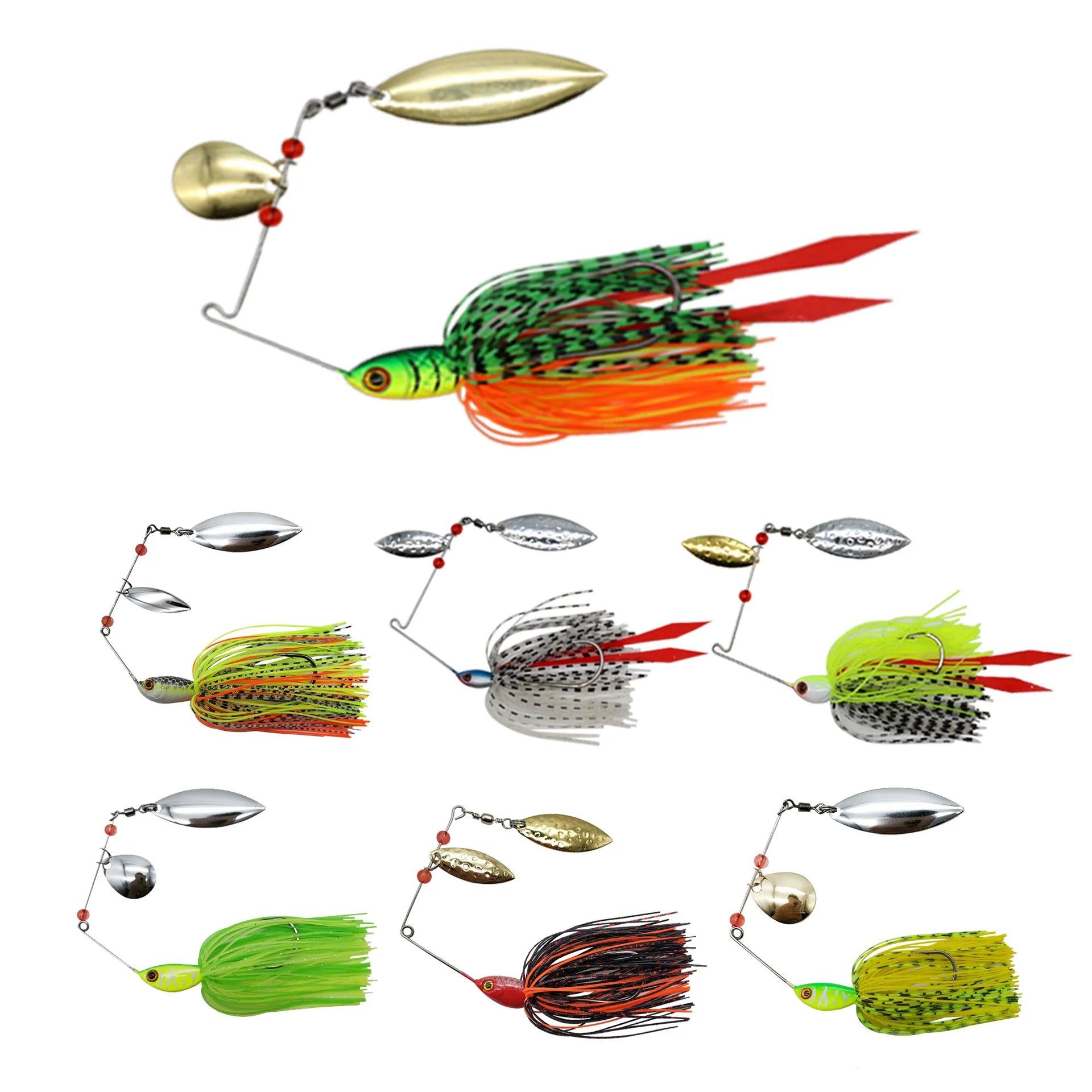 Mycena Multi-Weight Chatterbait Fishing Lure Kit for Bass Angling - Wild Frontier Gear LLC