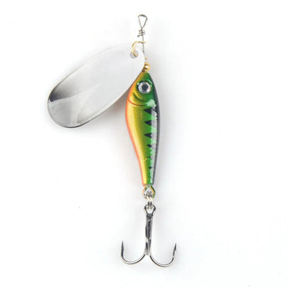 Rotating Metal VIB Spoon Fishing Lure - 12g, 15g, 22g Jigs for Trout and Winter Fishing - Wild Frontier Gear LLC