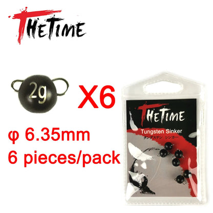 Thetime Tungsten Cheburashka Sinker 1g2g3g5g7g10g14g20g 97% Wolfram Fishing Weights Tackle For Soft Worm Bait Accessories Wild Frontier Gear LLC