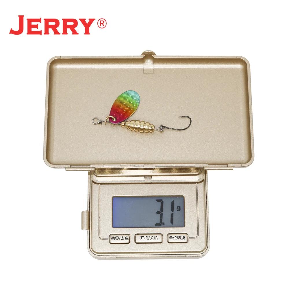 Jerry Spear Ultra-Lightweight Brass Spinnerbait Lures for Perch, Trout, and Bass Fishing - Wild Frontier Gear LLC