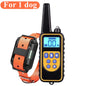 Electric Dog Training Collar Waterproof Dog Bark Collar Pet With Remote Control Rechargeable Anti Barking Device All Size Dogs