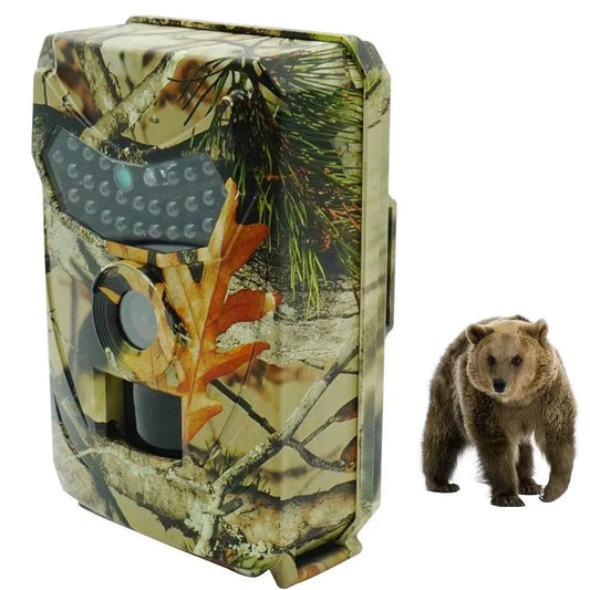 HD 12MP Waterproof Trail Camera for Wildlife Monitoring with Infrared Night Vision and Heat Detection - Wild Frontier Gear LLC