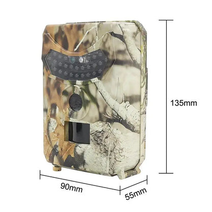 HD 12MP Waterproof Trail Camera for Wildlife Monitoring with Infrared Night Vision and Heat Detection - Wild Frontier Gear LLC