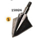 1pcs 125 grain/150 grain Hunting Arrow Heads Arrow Tips For Recurve / Compound Bow Hunting Shooting Stainless steel Broadheads - Wild Frontier Gear LLC