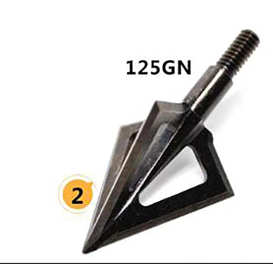 1pcs 125 grain/150 grain Hunting Arrow Heads Arrow Tips For Recurve / Compound Bow Hunting Shooting Stainless steel Broadheads - Wild Frontier Gear LLC